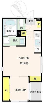 PRIME智明の間取り画像