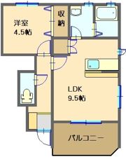 プルミエールAの間取り画像