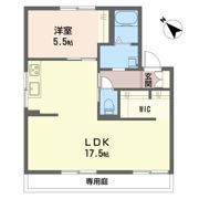 タウニィはしら Aの間取り画像