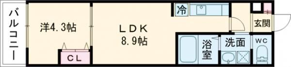 ALEGRIA垂水の間取り画像