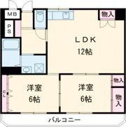 ロイヤルハイツ鷹の巣の間取り画像