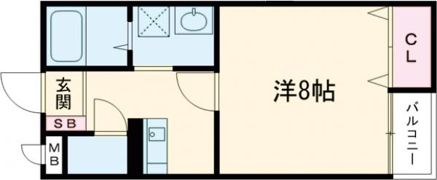 CSK汐見Ⅱの間取り画像