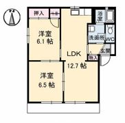フォーレス高松 A棟の間取り画像
