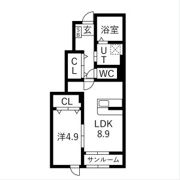 ヴィルヌーブⅢの間取り画像