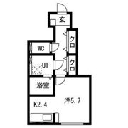 Lien鶴岡A(リアン鶴岡A)の間取り画像