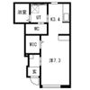 Lien鶴岡B(リアン鶴岡B)の間取り画像