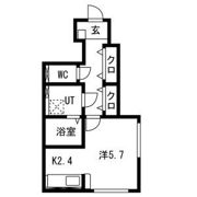 ルミエールⅢの間取り画像