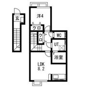ヴァンクール鶴岡Ⅱの間取り画像