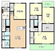 上志段味1479KODATEXⅥの間取り画像
