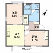 コモン・シティ21Bの間取り画像