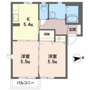 メゾンドクローバーの間取り画像