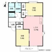 コモンシティ志井 A棟の間取り画像