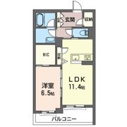 ディアコート宮崎台Aの間取り画像