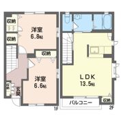 アイランド菅野Bの間取り画像