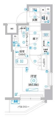 セジョリ横浜鶴見Ⅲの間取り画像