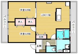 アガトン166の間取り画像