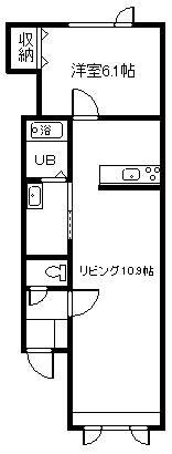 ゼロワンウエストの間取り画像