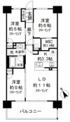 ブリリアシティ石神井公園アトラス7号棟の間取り画像