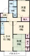 セジュール宮ノ陣Ⅰの間取り画像