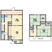 東坊城町貸家の間取り画像
