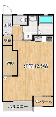 ヴィ・ウルーズの間取り画像
