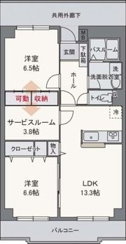 サンセールの間取り画像