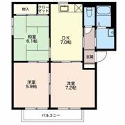 フェリックスシュタット Aの間取り画像