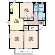 ディアスハルの間取り画像
