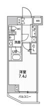 ｼﾞｪﾉｳﾞｨｱ阪東橋ｽｶｲｶﾞｰﾃﾞﾝの間取り画像
