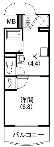クレールアンの間取り画像