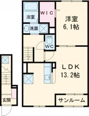 リバーサイド鎗田の間取り画像