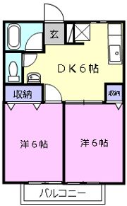 メゾンルミエールの間取り画像