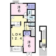 カネサ・プラシードⅡの間取り画像