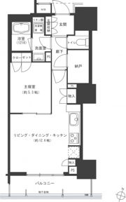 グランクロスタワー広島 アイコートの間取り画像