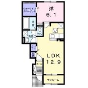 クロガネBの間取り画像