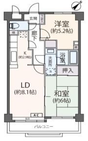 エレガンス小田急相模原の間取り画像