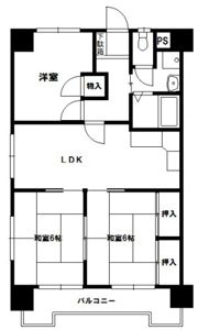 グレーシア上山門の間取り画像