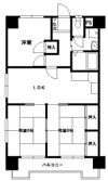 グレーシア上山門の間取り画像