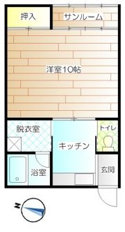 ハイムサイプレスの間取り画像