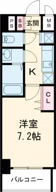 Chez・moi・Yokodutsumiの間取り画像