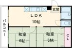三葉ハイツの間取り画像