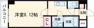 ベルガモット門司駅前の間取り画像