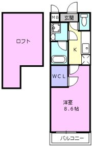 リバーサイド金岡 七番館の間取り画像
