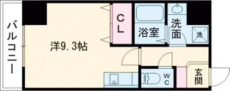 EDEN SUIZENJI STATION（1，2号室家電付き）の間取り画像