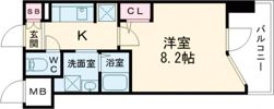 S-RESIDENCE国泰寺町一丁目の間取り画像