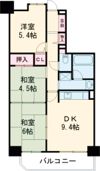 藤和ハイタウン矢野の間取り画像