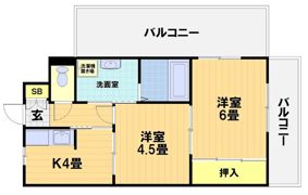 第三シャトーウメダの間取り画像
