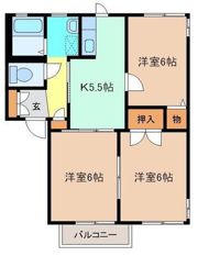 ディアコートの間取り画像