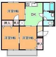 セベルハイツBの間取り画像
