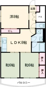 アーバンハイツの間取り画像